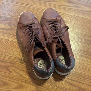 Clae‎ Bradley Men's Mid Cocoa Brown Leather Sneakers Size 11